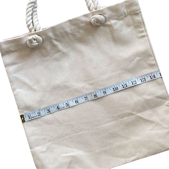 Large Reusable Canvas Shoulder Bag for Teachers - Picture 5 of 6